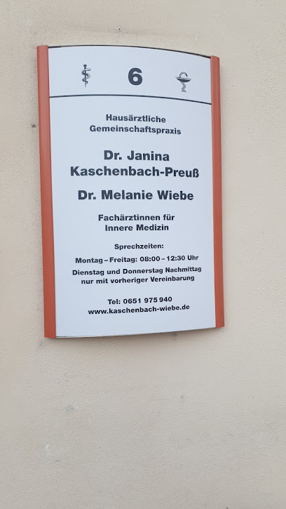 Hausarztpraxis Trier - Fr. Dr. Kaschenbach-Preuß u. Fr. Dr. Wiebe